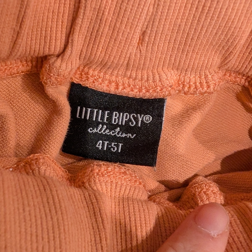 Little Bipsy Lightning Print Orange Joggers - Picture 2 of 3